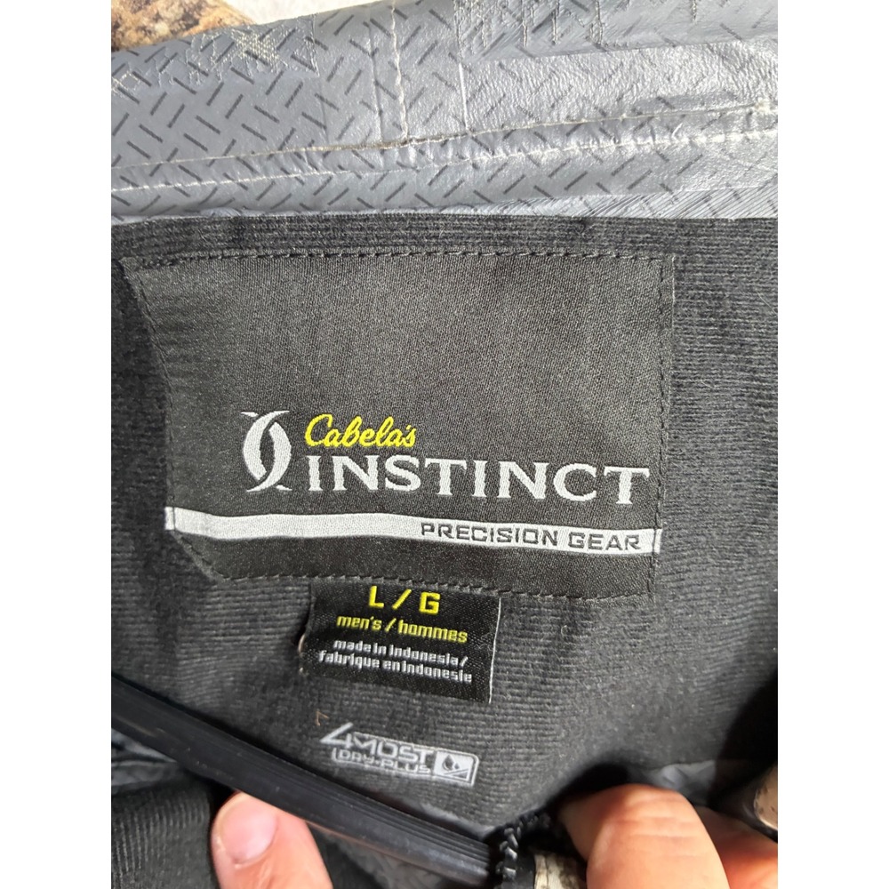 Cabelas Instinct Zonz Backcountry Camo Jacket Mens Large 4MOST DRY-PLUS M22JK175 - Picture 7 of 13